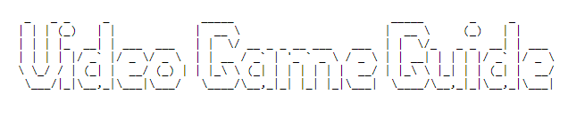 The words "Video Game Guide" in ascii art