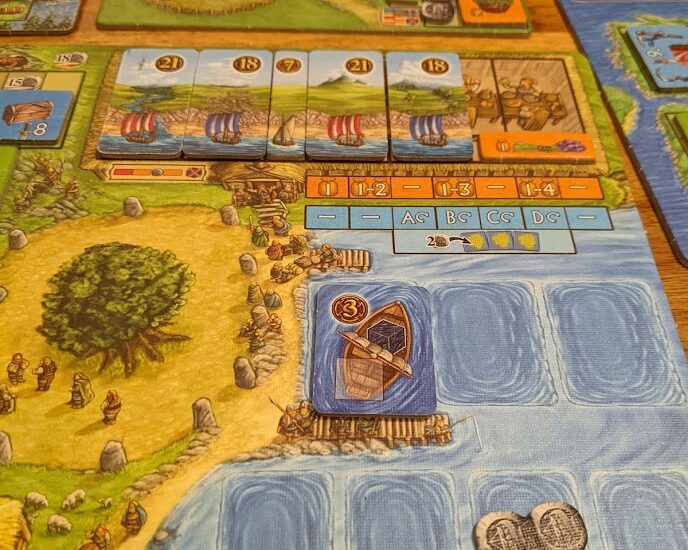 some emigrated boats in a feast for odin