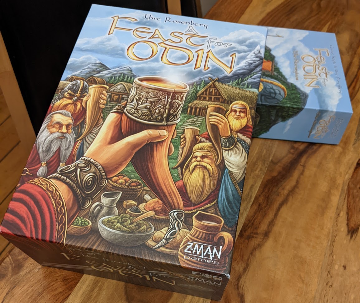 the box of a feast for odin and its expansion